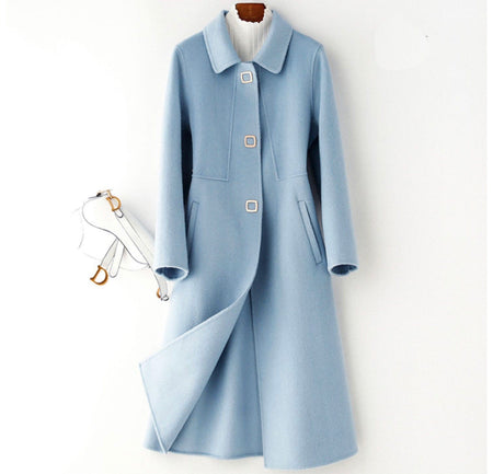 Tuscany Formal Coats - front shot on mannequin, blue - Miss Mosa By Akanksha