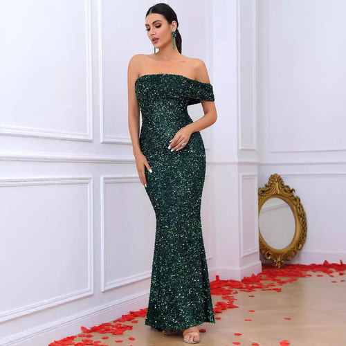 Valeria Shimmer Maxi Dress