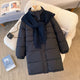 Warsaw Warm Long Parka Jacket - flat-lay shot of parka, black - Miss Mosa By Akanksha