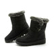 Waterproof Winter Snow Boots - flat-lay product shot, black - Miss Mosa By Akanksha