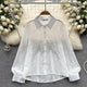 Hebby Cotton Eyelet Shirt  - Alamode By Akanksha