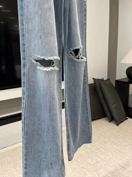 Ulyana Ribbed Denims - Alamode By Akanksha
