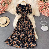 Marceline Floral Dress - Alamode By Akanksha