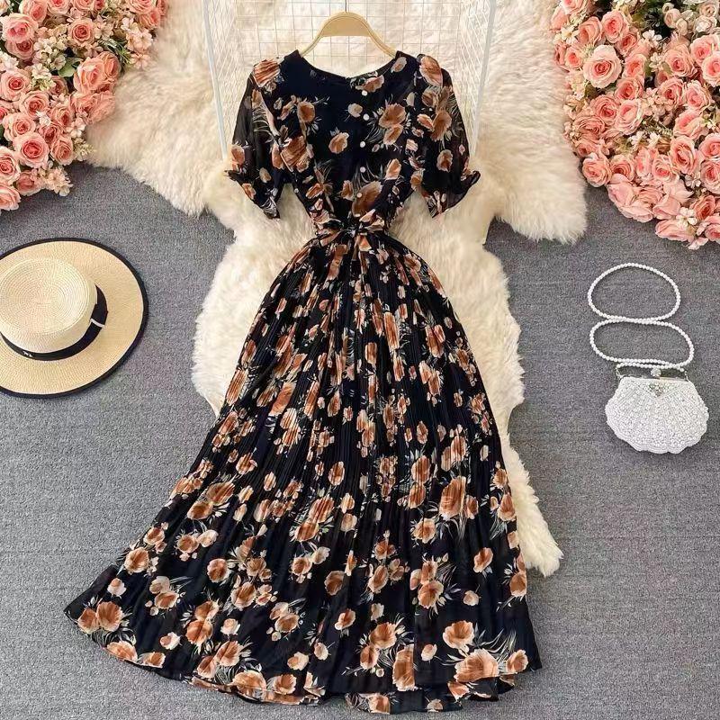 Marceline Floral Dress - Alamode By Akanksha