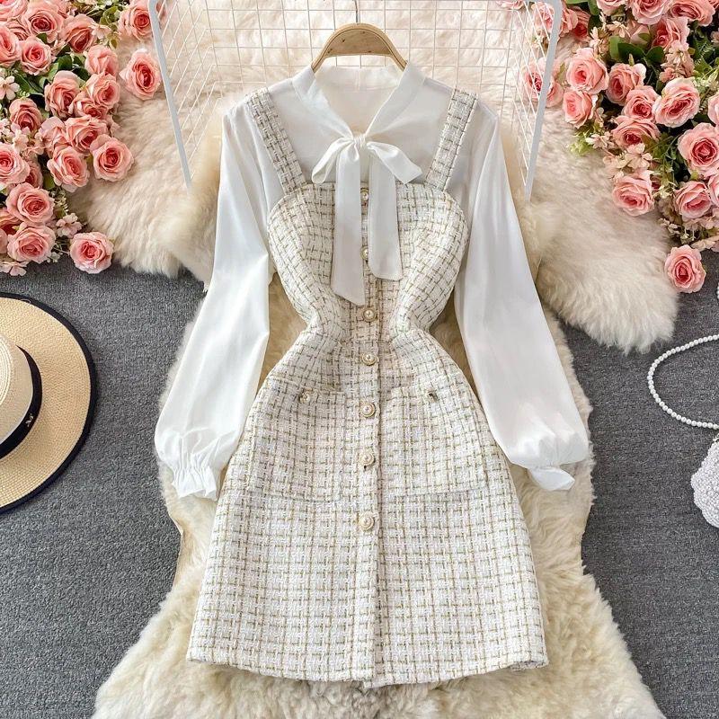 Barrow Tweed Dress - Alamode By Akanksha