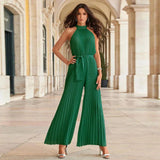 Raya Halter Neck Jumpsuit - Alamode By Akanksha