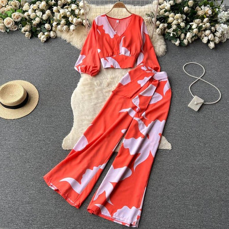 Orange - Aspyn Coord Set