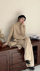 Ruby Luxe Coord with Scarf - Alamode By Akanksha