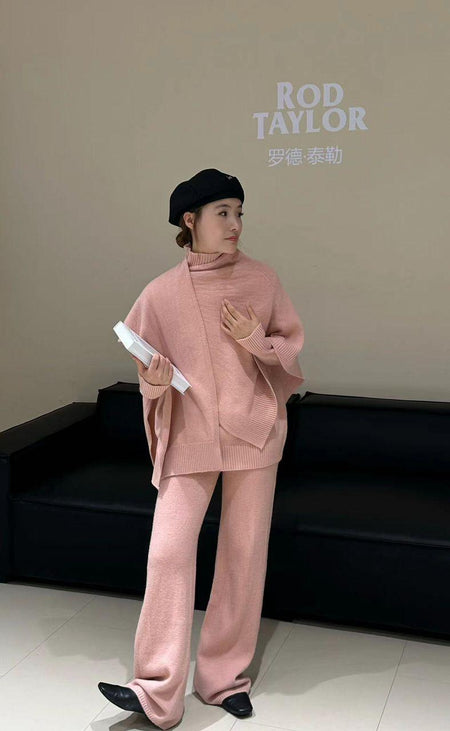 Pink - Ruby Luxe Coord with Scarf