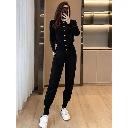 Black - Elton Buttoned Coord Set