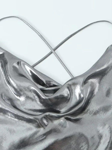 Geneve Metallic Top - Alamode By Akanksha