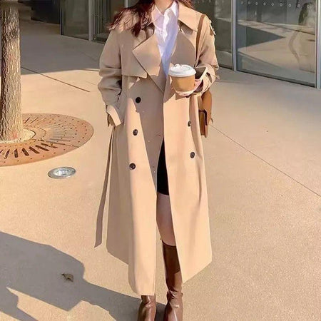 Oasis Statement Trenchcoat In Brown - Alamode By Akanksha