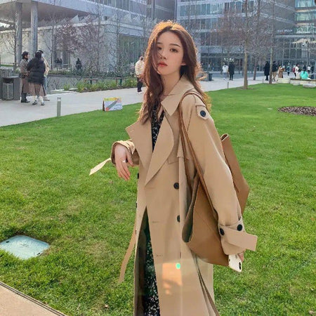 Oasis Statement Trenchcoat In Brown - Alamode By Akanksha