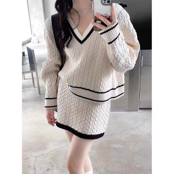 Pammy Woolen Coord Set - Alamode By Akanksha