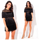 Araya Statement Tassel Dress - Alamode By Akanksha