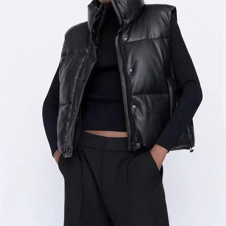 Black - Magic PU Leather Jacket