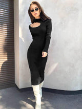 Daniel Woolen Bodycon Dress - Alamode By Akanksha