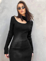 Daniel Woolen Bodycon Dress - Alamode By Akanksha