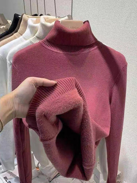 Pink - Esther Statement Pullover - Fleece Lined