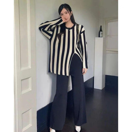 Hanoi Knitted Coord Set - Alamode By Akanksha