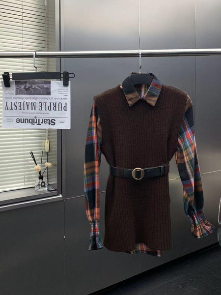 Robbie Two Piece Set with Belt - Alamode By Akanksha