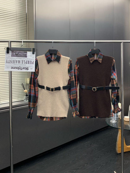 Robbie Two Piece Set with Belt - Alamode By Akanksha