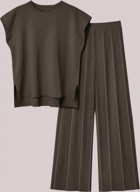 Dark Grey - Elvin Knit Coord Set