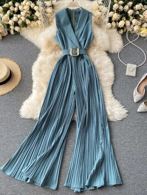 Salogan Formal Jumpsuit In Teal
