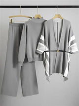 Florrie Luxe Winter Coord Set-  With Cape