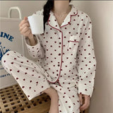 Emani Heart Print Nightsuit