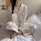 Emani Heart Print Nightsuit