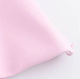 Hilton Statement Vest Knot Top In Pink