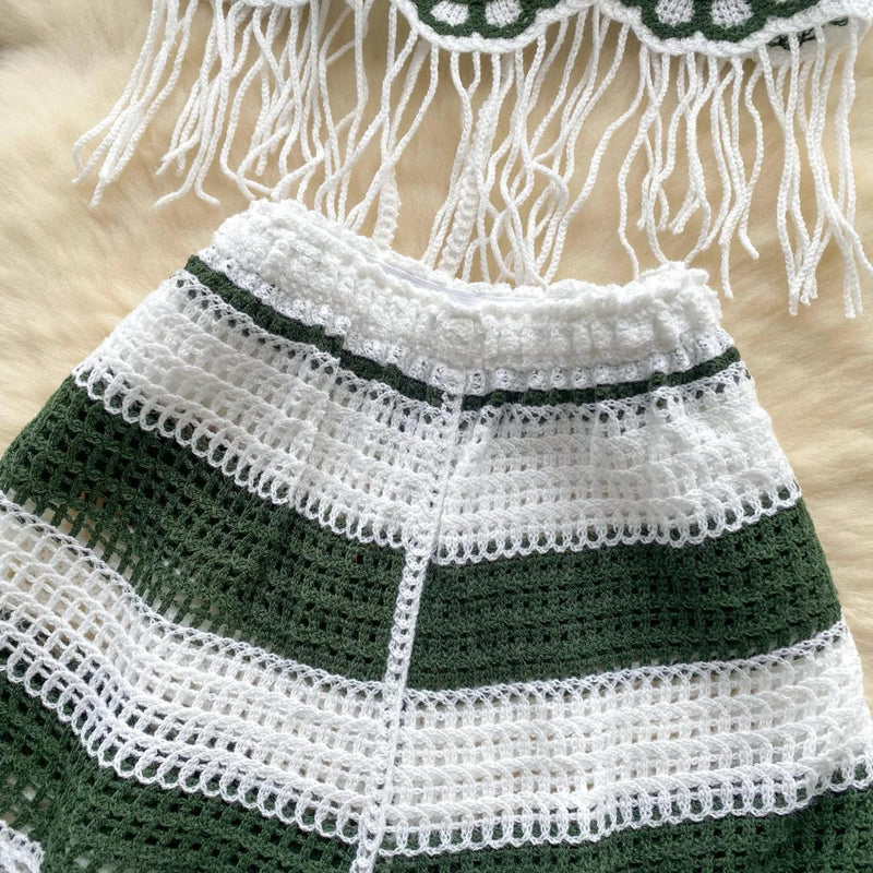 Belia 2 Piece Coord Set-Resortwear In Green
