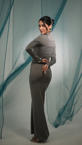 Junifar Statement Bodycon Maxi Dress