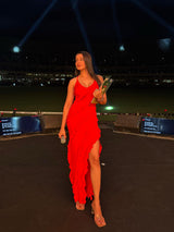 Celosia Ruffled Maxi Dress