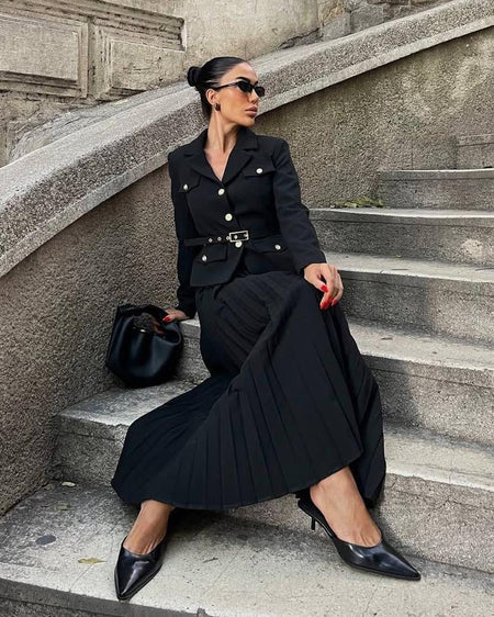 Emma Coord Set With Belt