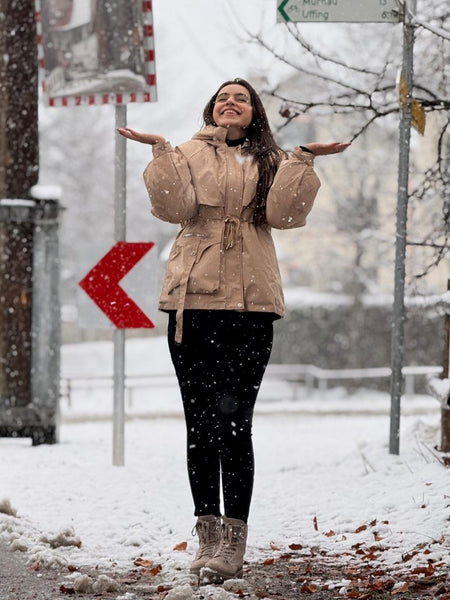 Margot Warm Fleece Lined Parka Jacket