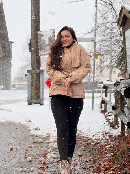 Margot Warm Fleece Lined Parka Jacket