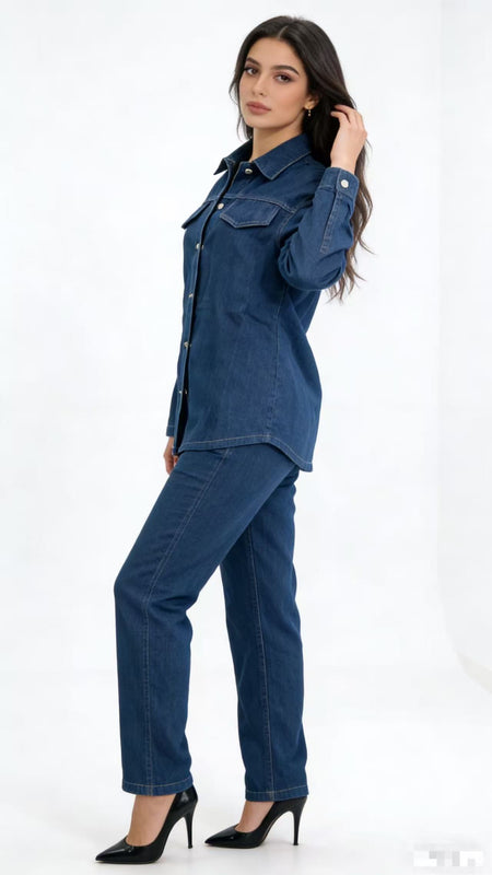 Prisca Denim Coord Set