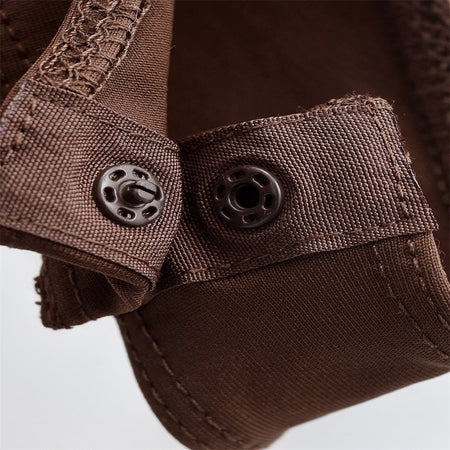 Yana Lace Bodysuit - close-up detail shot, brown - Miss Mosa By Akanksha