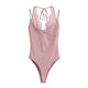 Yana Lace Bodysuit - flat-lay shot, dusty pink - Miss Mosa By Akanksha