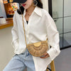 Yarley Statement Jute Bag In Brown - lifestyle shot on model, natural - Miss Mosa By Akanksha