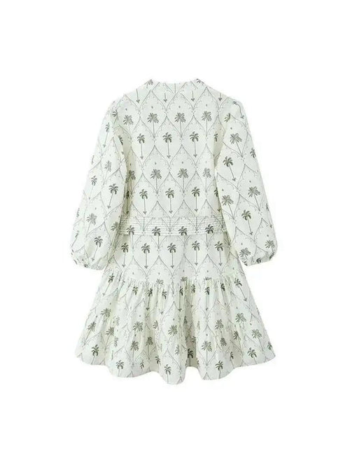 Zoey Summer Holiday Dress In Beige