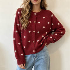 Kendall Polka Soft Cardigan