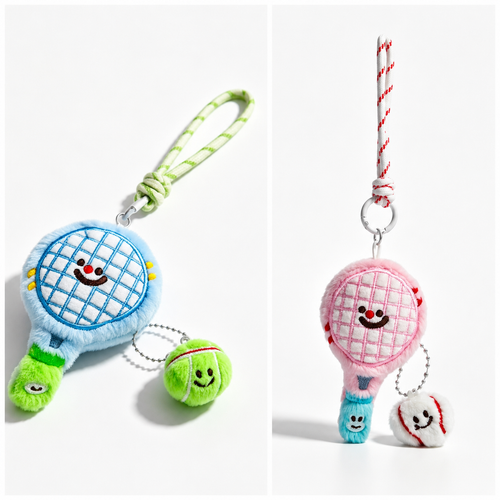 Tennis Racket Bag Charm