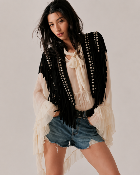 Trixie Studded Cape