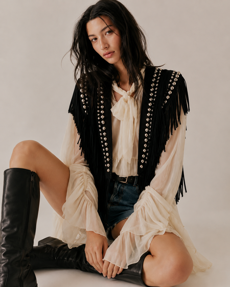 Trixie Studded Cape