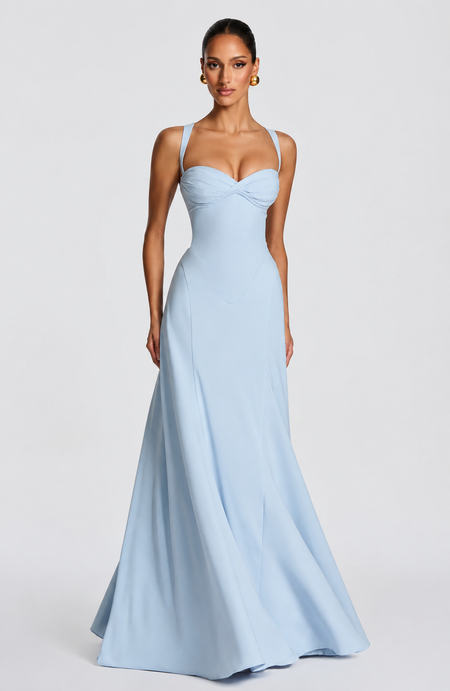 Ysabel Draped Maxi Dress