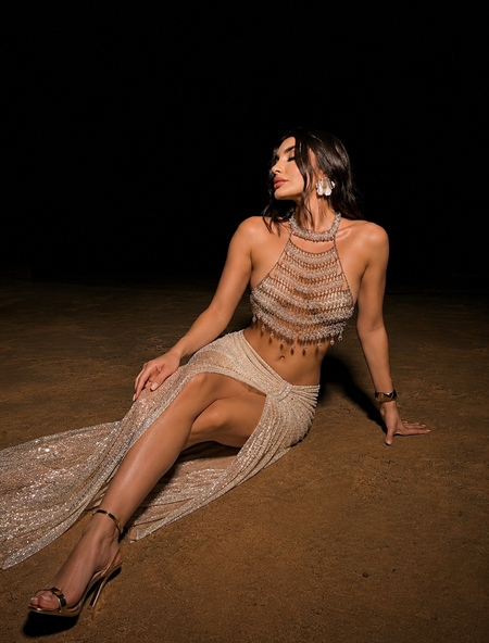 Mio Beads Bralette Top