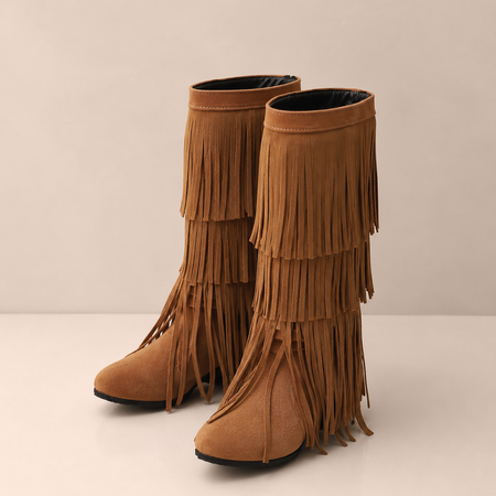 Ashton Tassel Fleece Boots